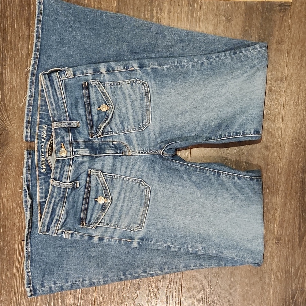 ❤️ AMERICAN EAGLE HIGH RISE  FESTIVAL FLARE JEANS, 8 (29) - Picture 8 of 9